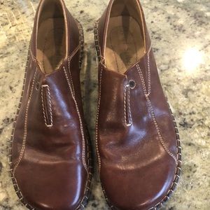 Josef Seibel Brown Comfortable Slip Ons
